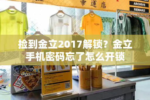 捡到金立2017解锁？金立手机密码忘了怎么开锁-第1张图片-星选测评