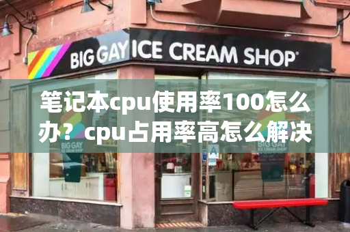 笔记本cpu使用率100怎么办？cpu占用率高怎么解决