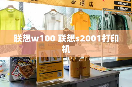 联想w100 联想s2001打印机