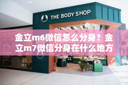 金立m6微信怎么分身？金立m7微信分身在什么地方-第1张图片-星选测评