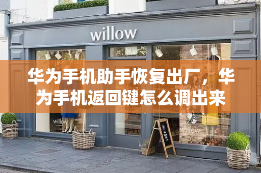 华为手机助手恢复出厂，华为手机返回键怎么调出来-第1张图片-星选测评