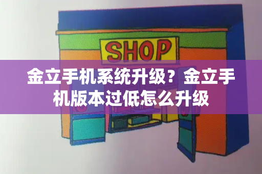 金立手机系统升级？金立手机版本过低怎么升级-第1张图片-星选测评