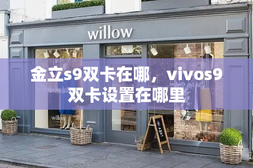 金立s9双卡在哪，vivos9双卡设置在哪里