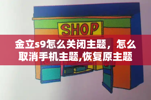 金立s9怎么关闭主题，怎么取消手机主题,恢复原主题-第1张图片-星选测评