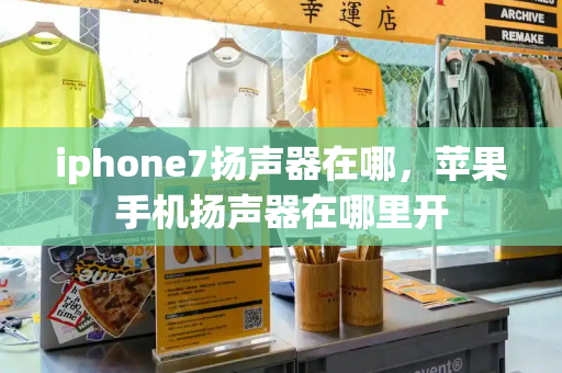 iphone7扬声器在哪，苹果手机扬声器在哪里开-第1张图片-星选测评