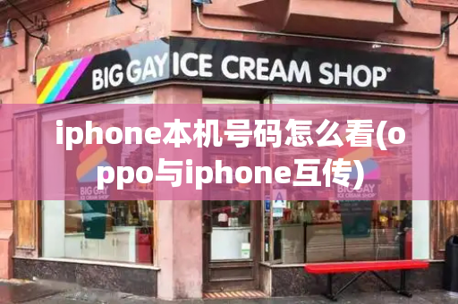 iphone本机号码怎么看(oppo与iphone互传)