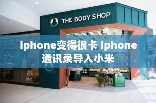 iphone变得很卡 iphone通讯录导入小米-第1张图片-星选测评