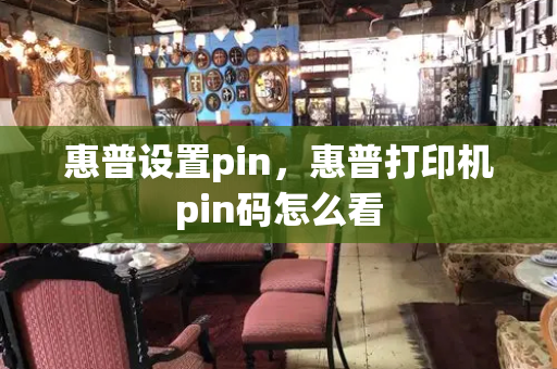 惠普设置pin，惠普打印机pin码怎么看