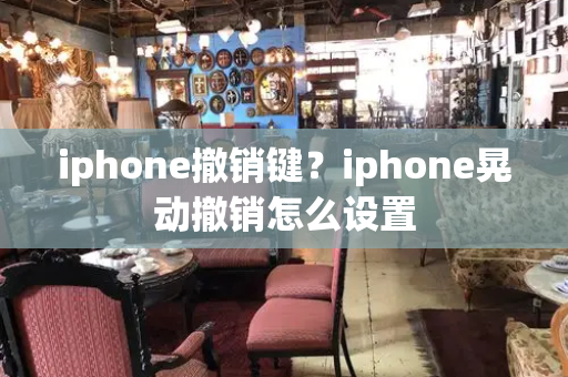 iphone撤销键？iphone晃动撤销怎么设置