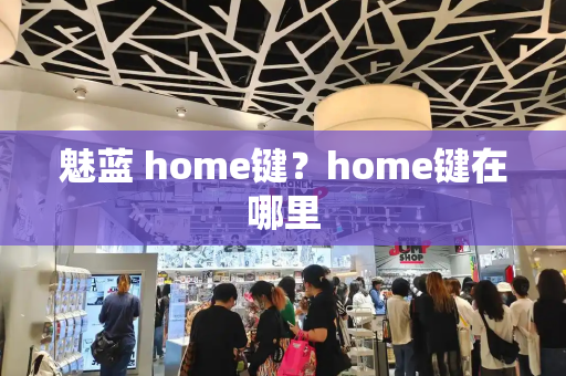 魅蓝 home键？home键在哪里-第1张图片-星选测评