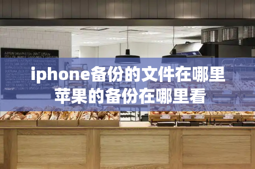 iphone备份的文件在哪里 苹果的备份在哪里看-第1张图片-星选测评