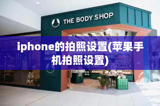 iphone的拍照设置(苹果手机拍照设置)-第1张图片-星选测评