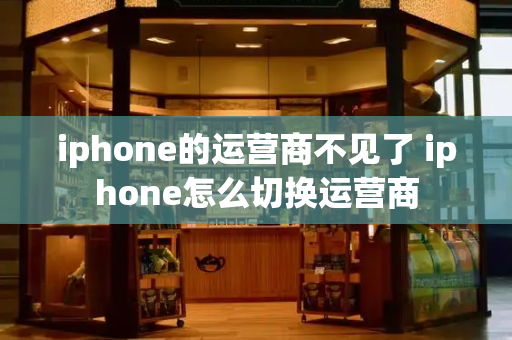 iphone的运营商不见了 iphone怎么切换运营商-第1张图片-星选测评