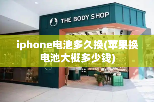 iphone电池多久换(苹果换电池大概多少钱)