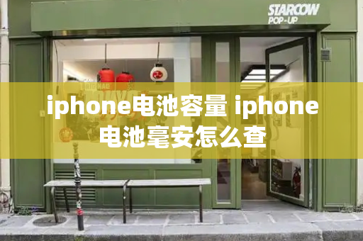 iphone电池容量 iphone电池毫安怎么查-第1张图片-星选测评