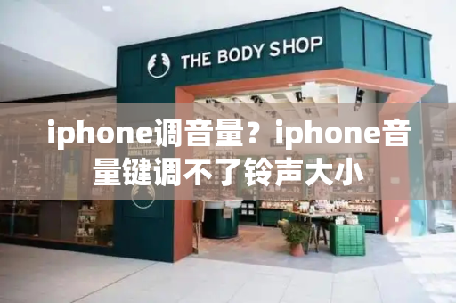 iphone调音量？iphone音量键调不了铃声大小