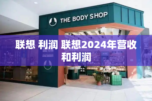 联想 利润 联想2024年营收和利润