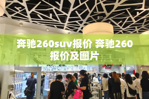 奔驰260suv报价 奔驰260报价及图片