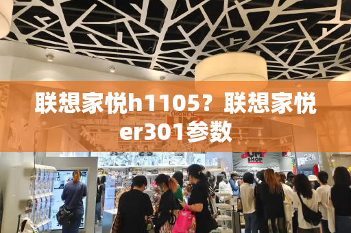 联想家悦h1105？联想家悦er301参数-第1张图片-星选测评