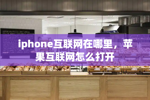 iphone互联网在哪里，苹果互联网怎么打开