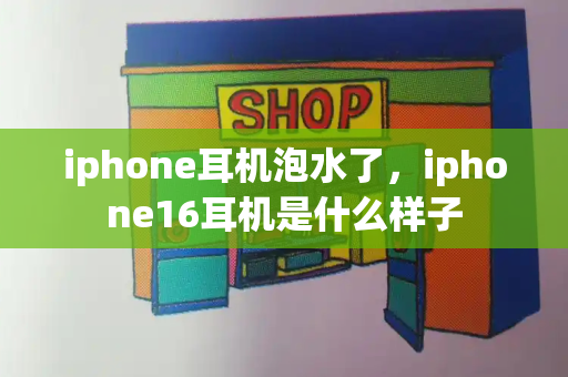 iphone耳机泡水了，iphone16耳机是什么样子