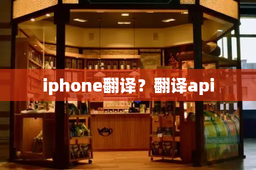 iphone翻译？翻译api