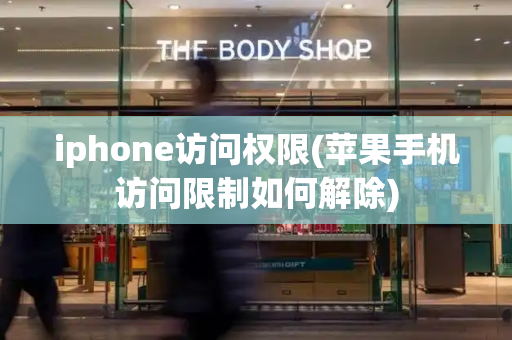 iphone访问权限(苹果手机访问限制如何解除)-第1张图片-星选测评