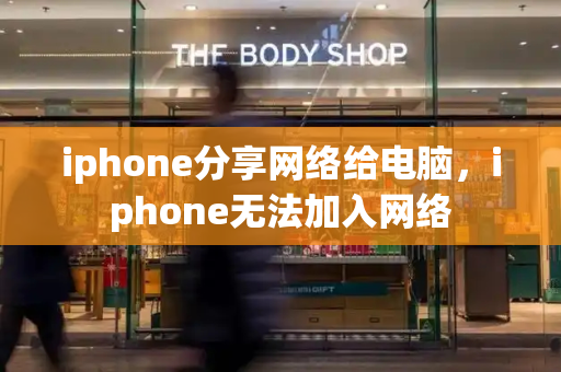 iphone分享网络给电脑，iphone无法加入网络-第1张图片-星选测评