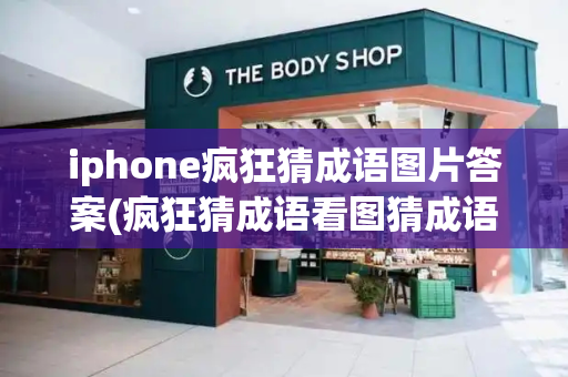 iphone疯狂猜成语图片答案(疯狂猜成语看图猜成语)