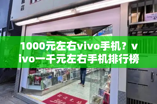 1000元左右vivo手机？vivo一千元左右手机排行榜-第1张图片-星选测评