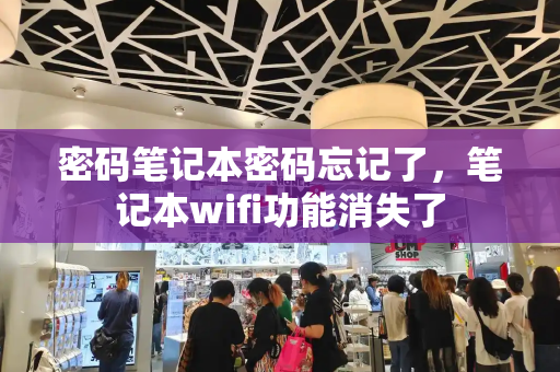 密码笔记本密码忘记了，笔记本wifi功能消失了-第1张图片-星选测评