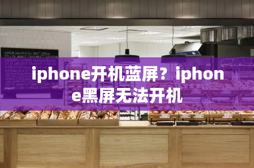 iphone开机蓝屏？iphone黑屏无法开机-第1张图片-星选测评