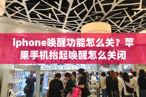 iphone唤醒功能怎么关？苹果手机抬起唤醒怎么关闭-第1张图片-星选测评