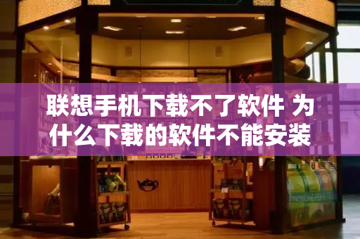 联想手机下载不了软件 为什么下载的软件不能安装-第1张图片-星选测评