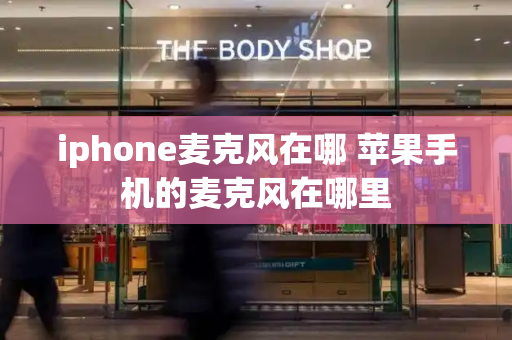 iphone麦克风在哪 苹果手机的麦克风在哪里-第1张图片-星选测评