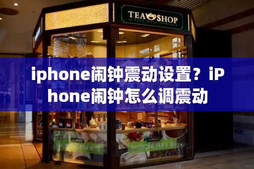 iphone闹钟震动设置？iPhone闹钟怎么调震动-第1张图片-星选测评