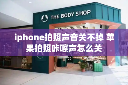 iphone拍照声音关不掉 苹果拍照咔嚓声怎么关