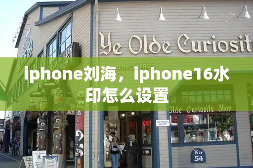 iphone刘海，iphone16水印怎么设置-第1张图片-星选测评