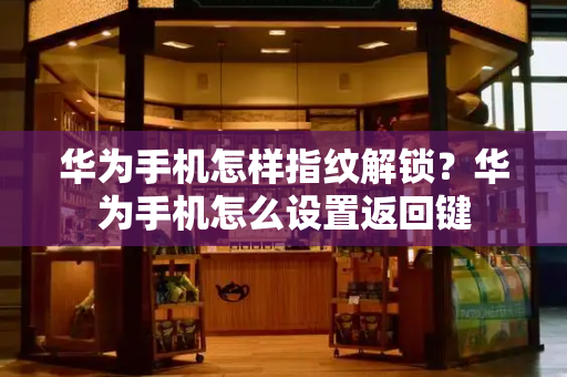 华为手机怎样指纹解锁？华为手机怎么设置返回键-第1张图片-星选值得买