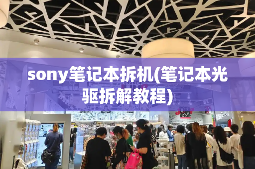 sony笔记本拆机(笔记本光驱拆解教程)