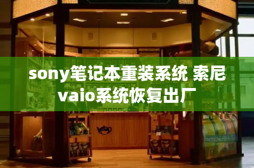 sony笔记本重装系统 索尼vaio系统恢复出厂