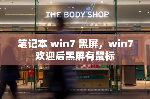 笔记本 win7 黑屏，win7欢迎后黑屏有鼠标-第1张图片-星选测评