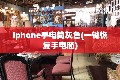 iphone手电筒灰色(一键恢复手电筒)-第1张图片-星选测评