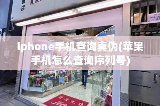 iphone手机查询真伪(苹果手机怎么查询序列号)-第1张图片-星选测评