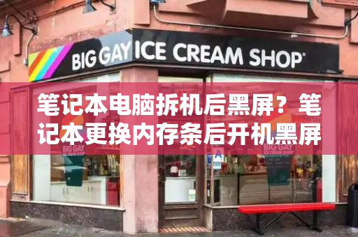 笔记本电脑拆机后黑屏？笔记本更换内存条后开机黑屏-第1张图片-星选测评
