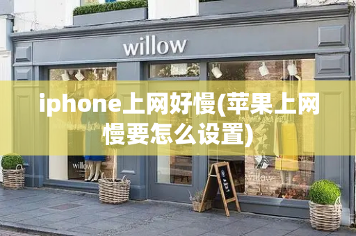 iphone上网好慢(苹果上网慢要怎么设置)-第1张图片-星选测评