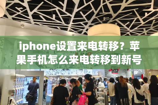 iphone设置来电转移？苹果手机怎么来电转移到新号码