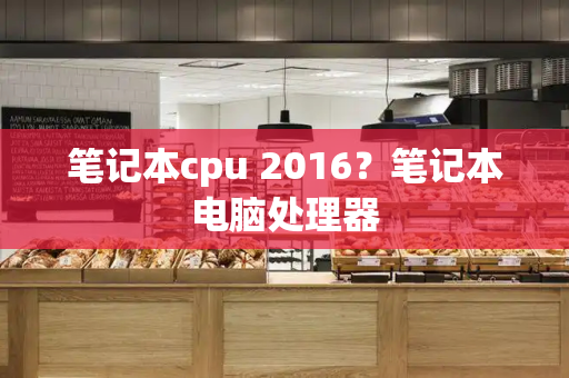 笔记本cpu 2016？笔记本电脑处理器