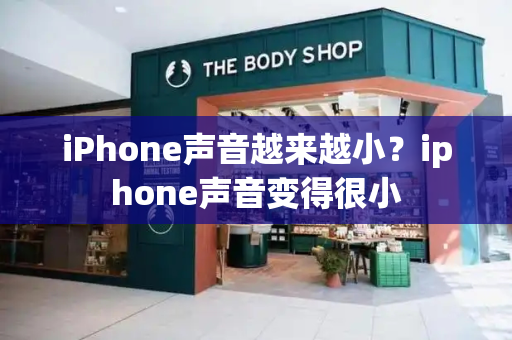 iPhone声音越来越小？iphone声音变得很小-第1张图片-星选测评