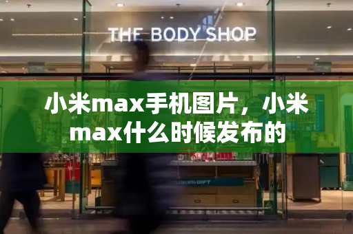 小米max手机图片，小米max什么时候发布的